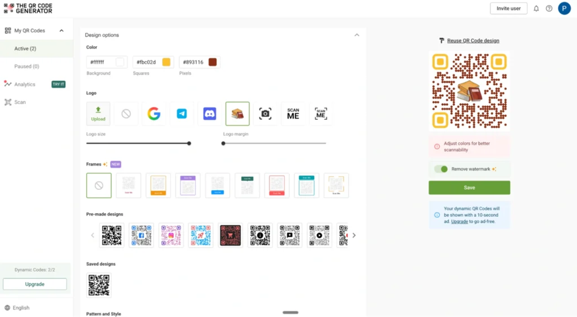 TQRCG dashboard