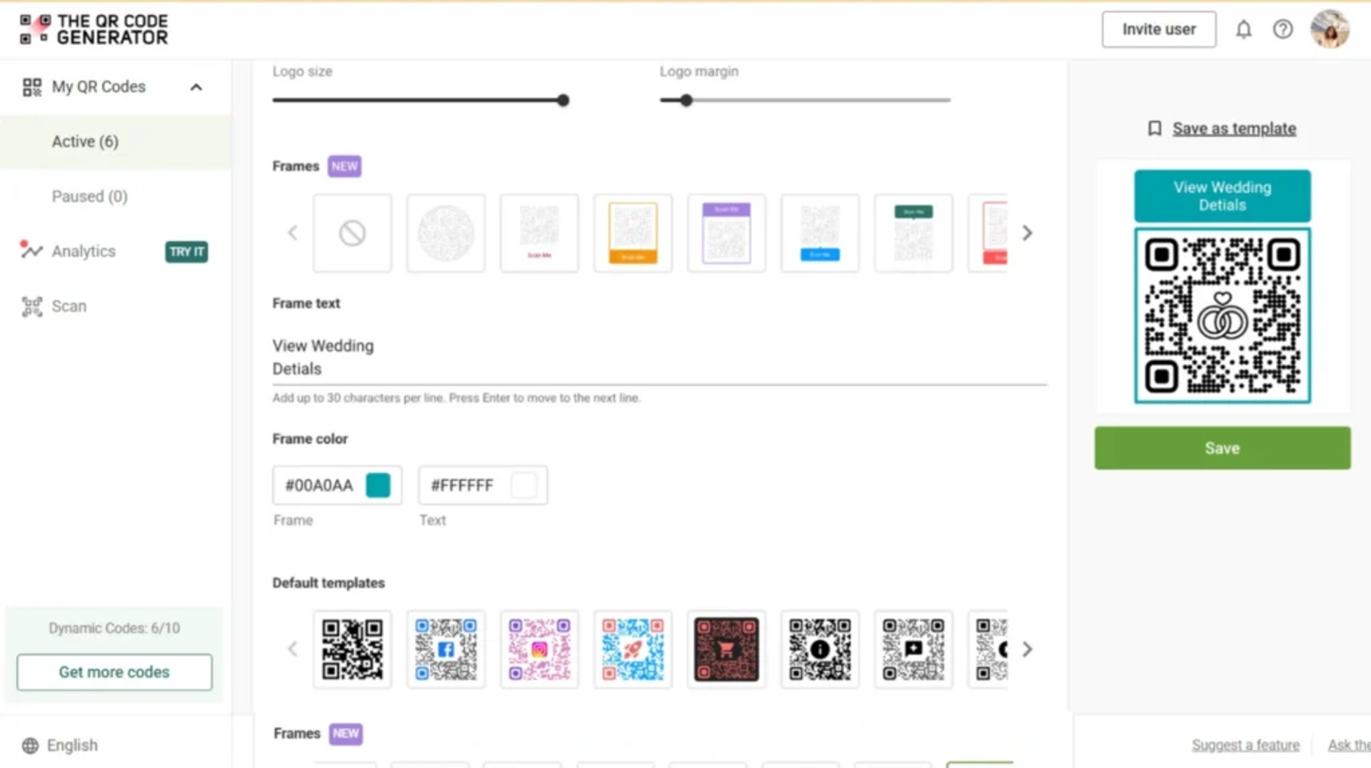 Customize with event theme