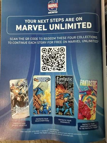 QR Code placed on a flyer