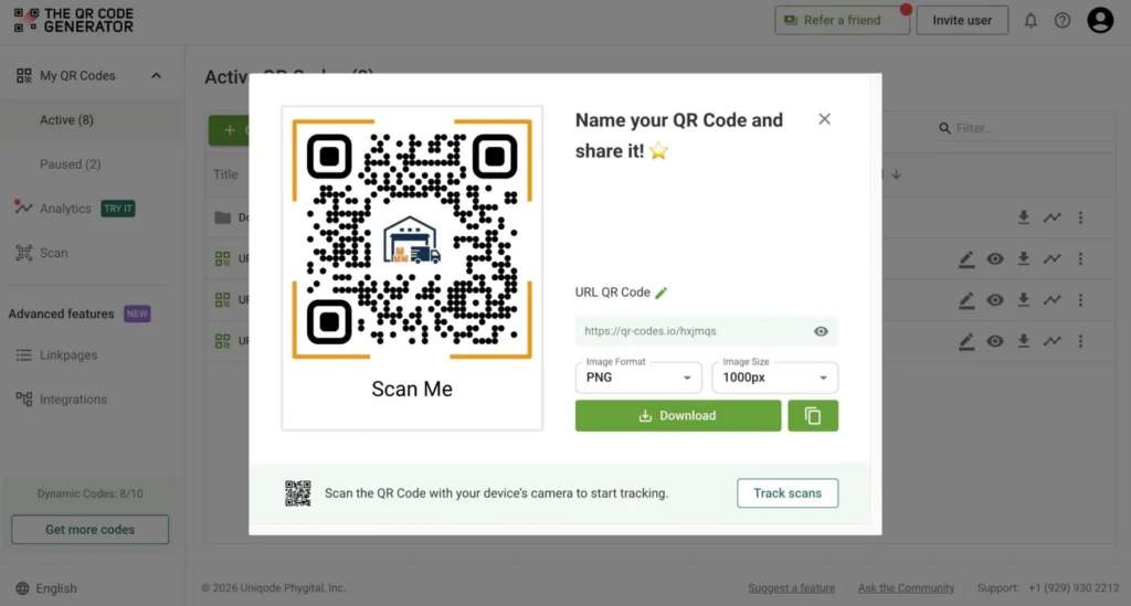 Download and deploy the QR Code