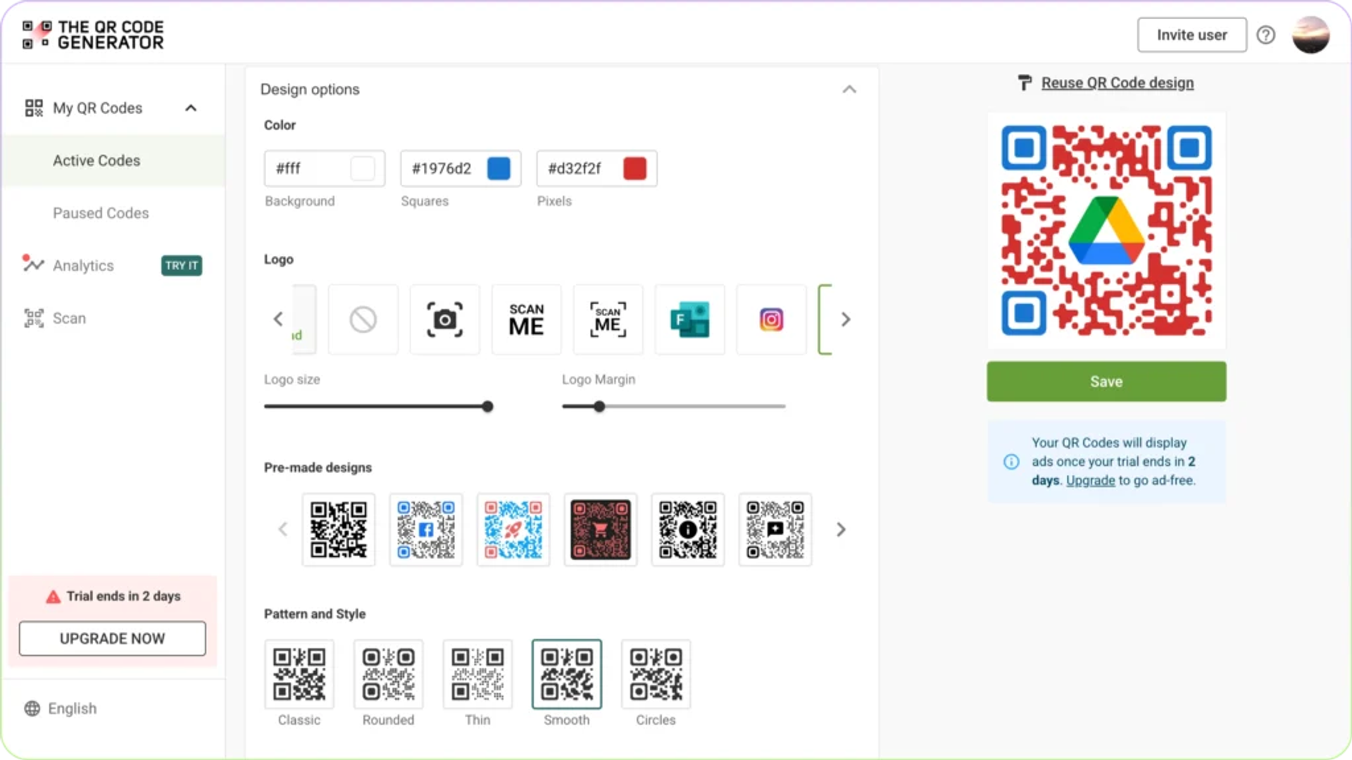 Customize QR to add logo or picture
