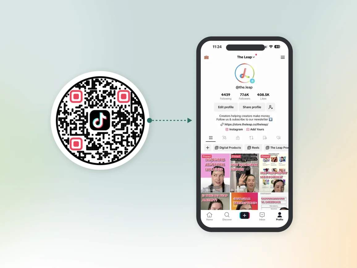 tiktok qr code