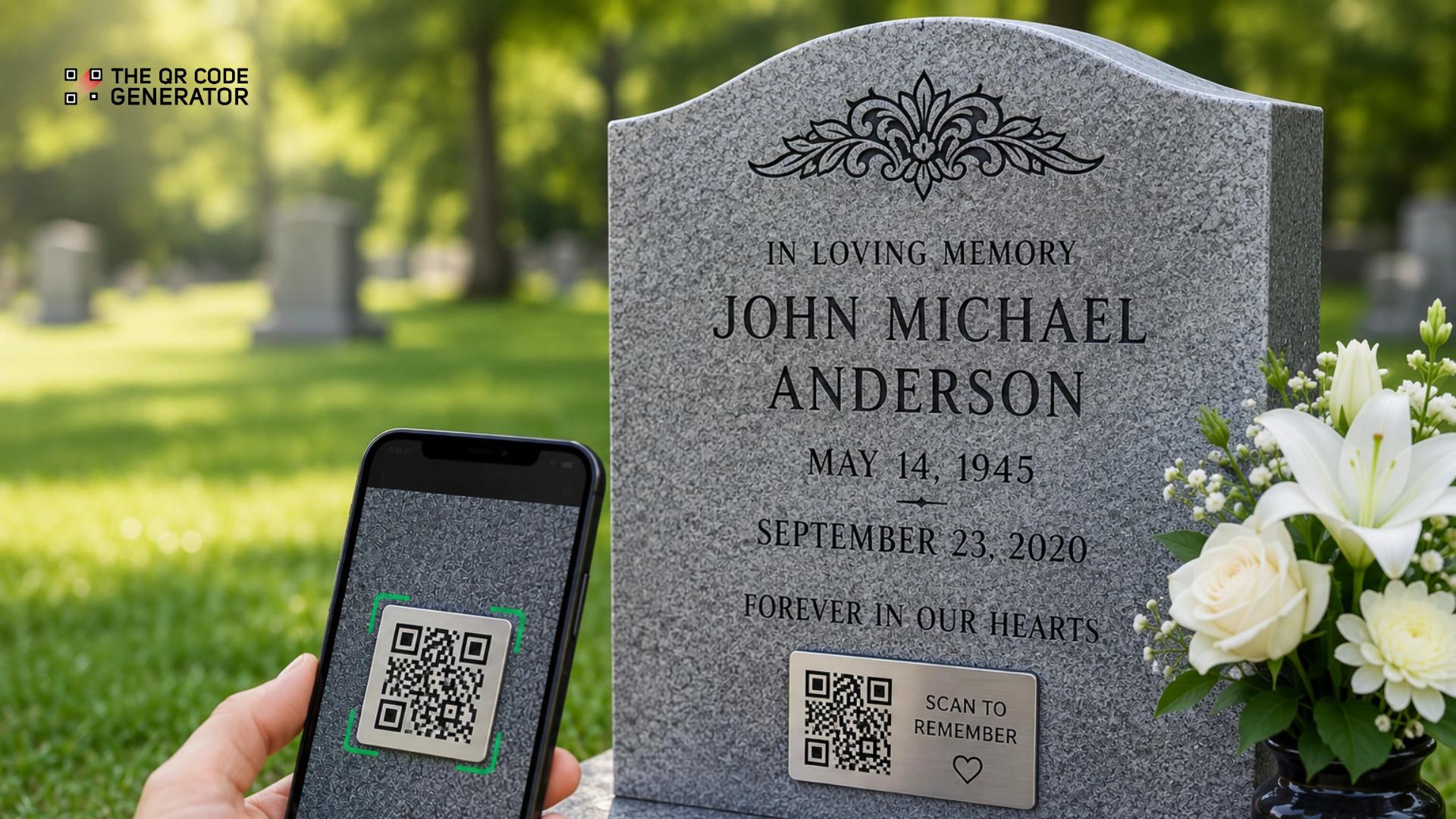 How to Create a Memorial QR Code for a Headstone or Grave