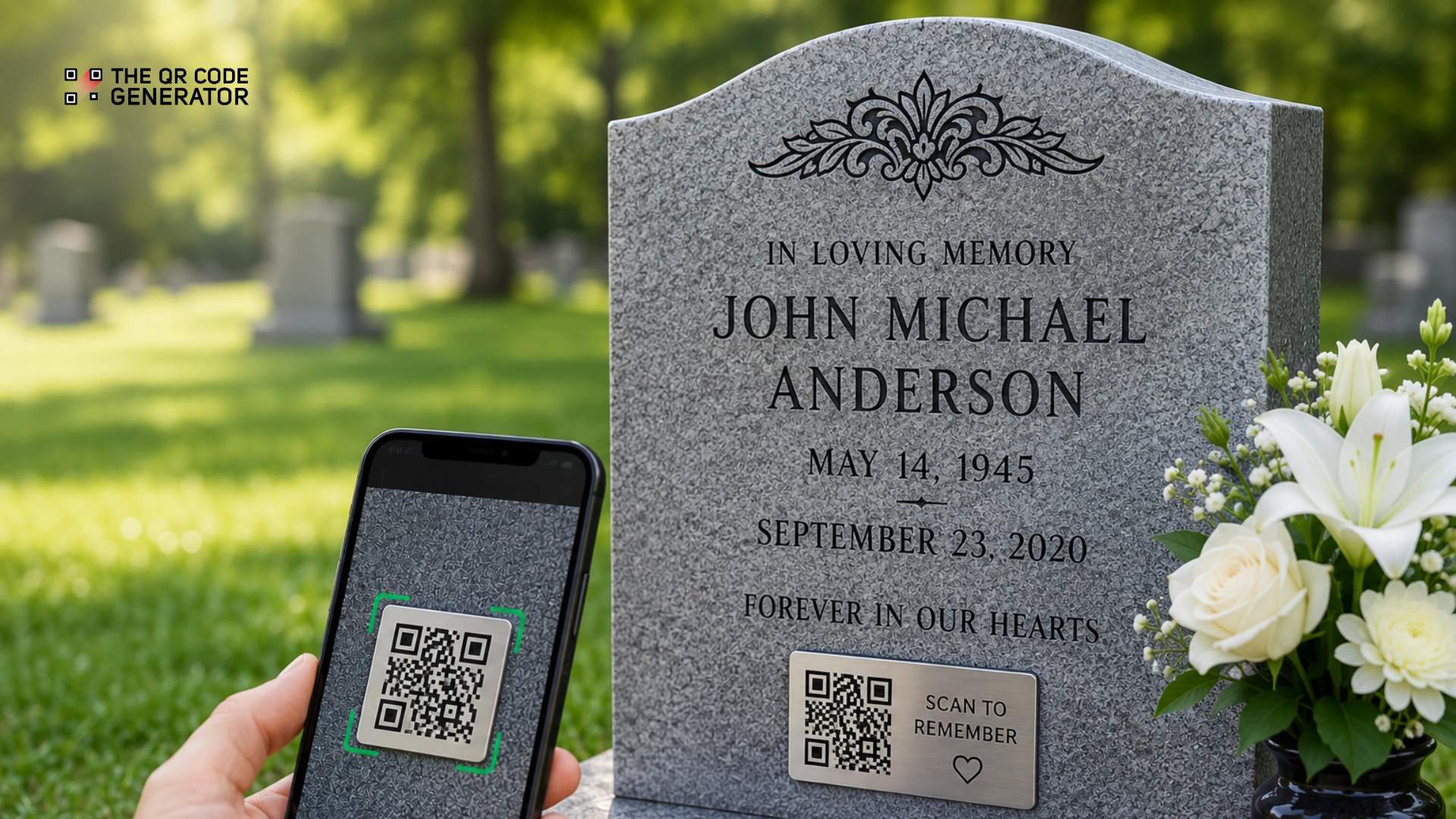How to Create a Memorial QR Code for a Headstone or Grave