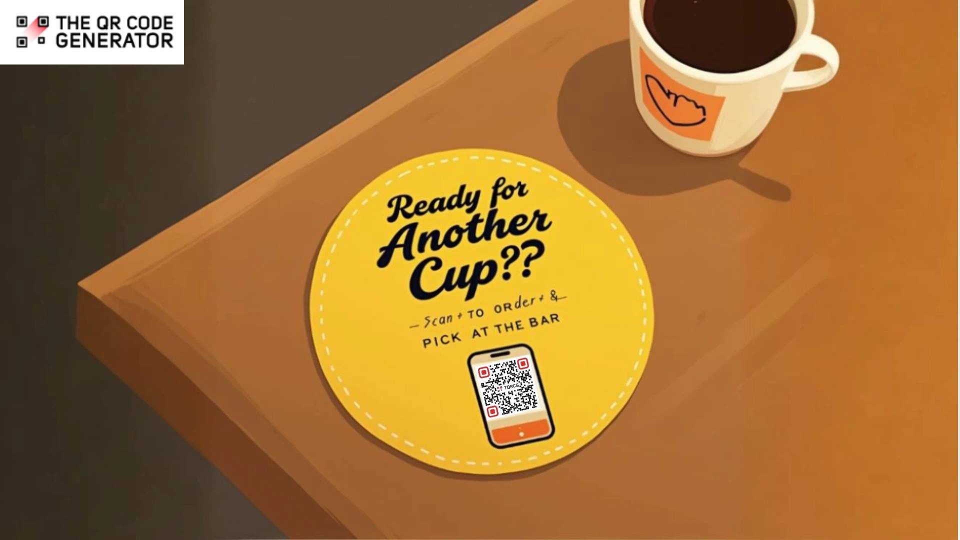 Wie QR Codes auf Theken die Arbeitsbelastung des Café-Personals reduzieren