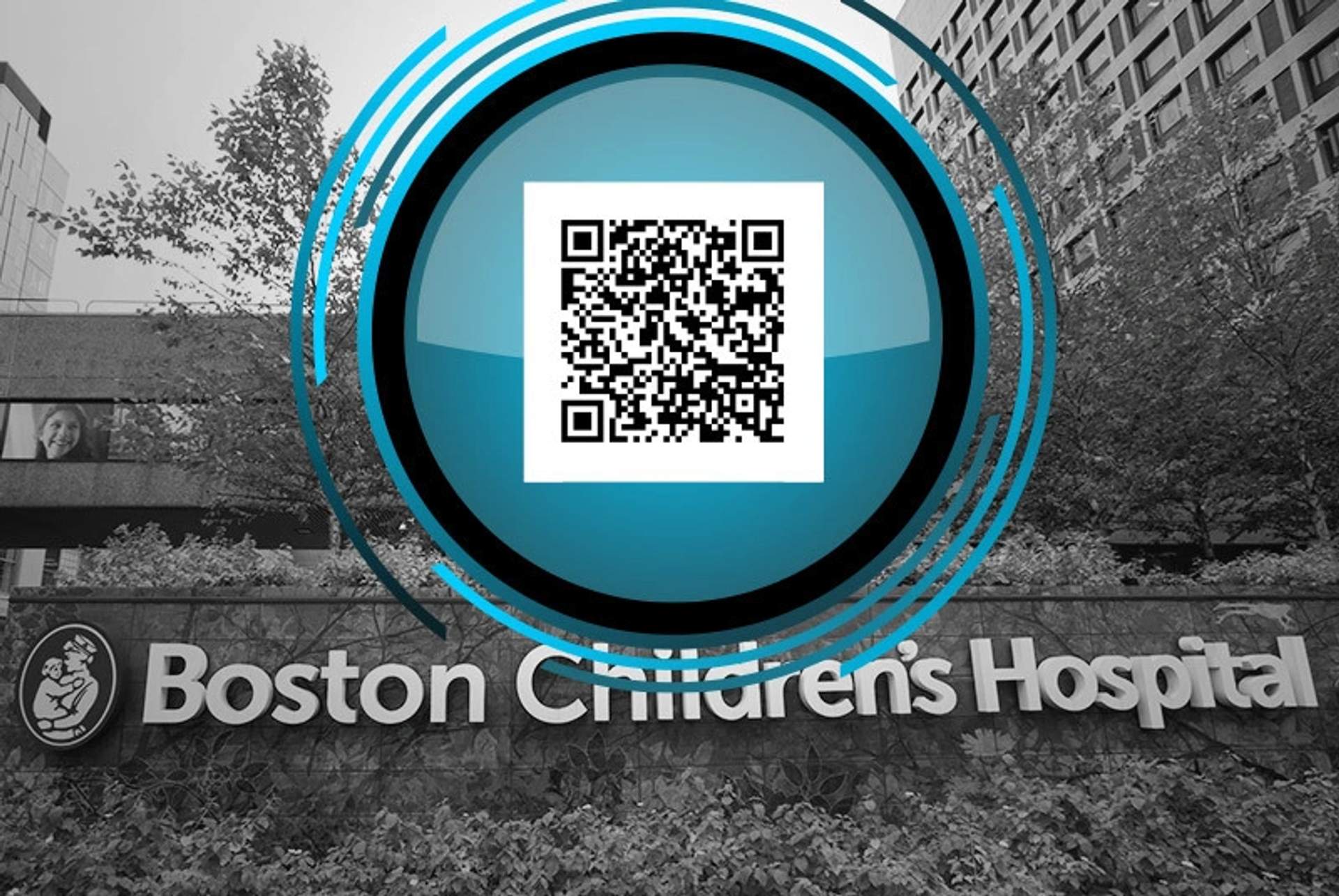 Boston Children's Hospital using QR Code