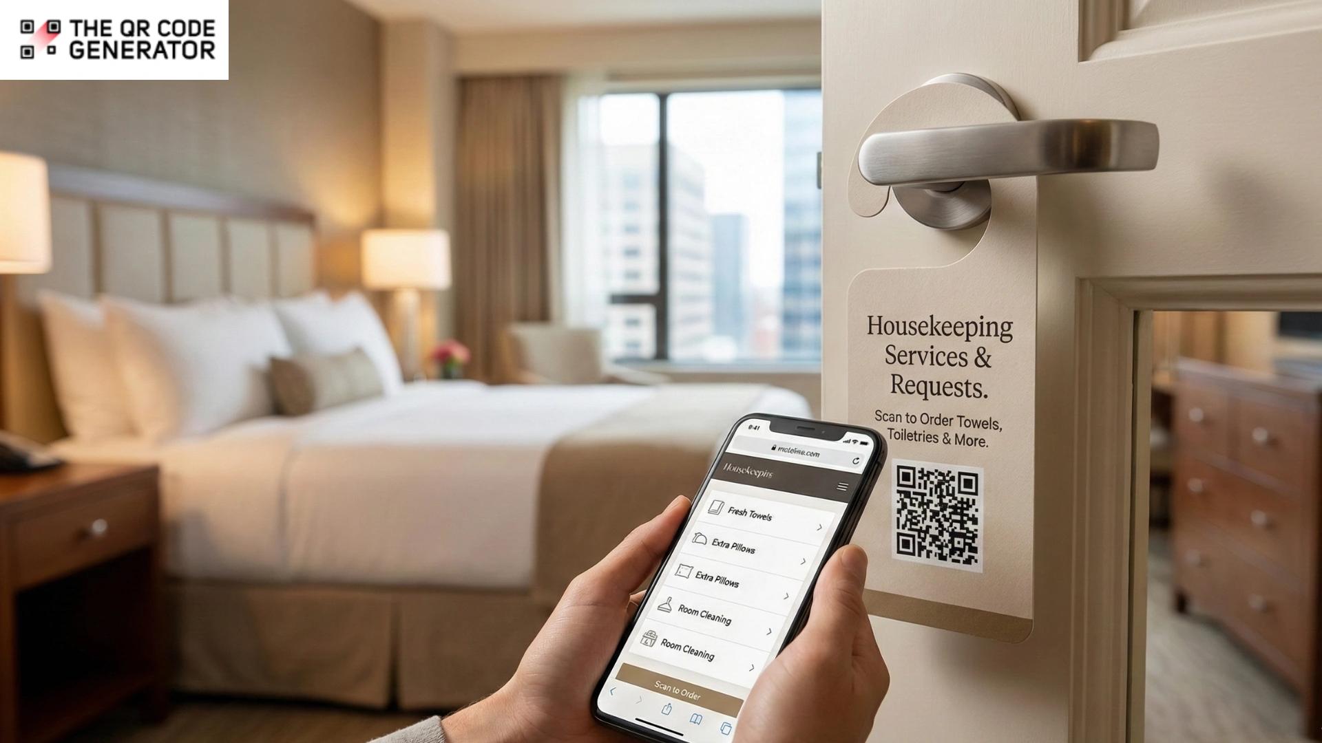 How Hotels Use QR Codes for Housekeeping Services