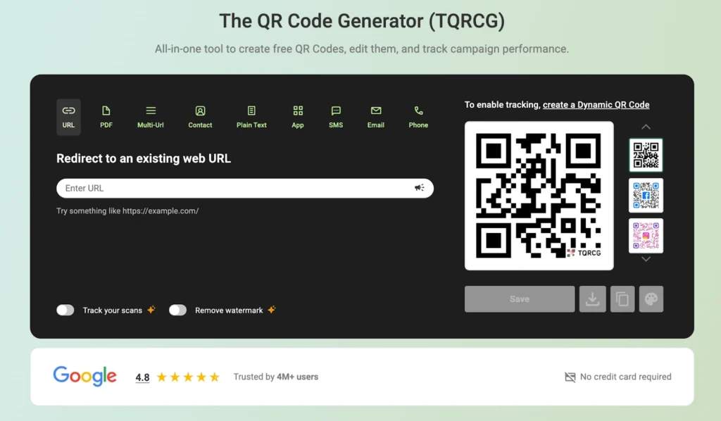TQRCG widget
