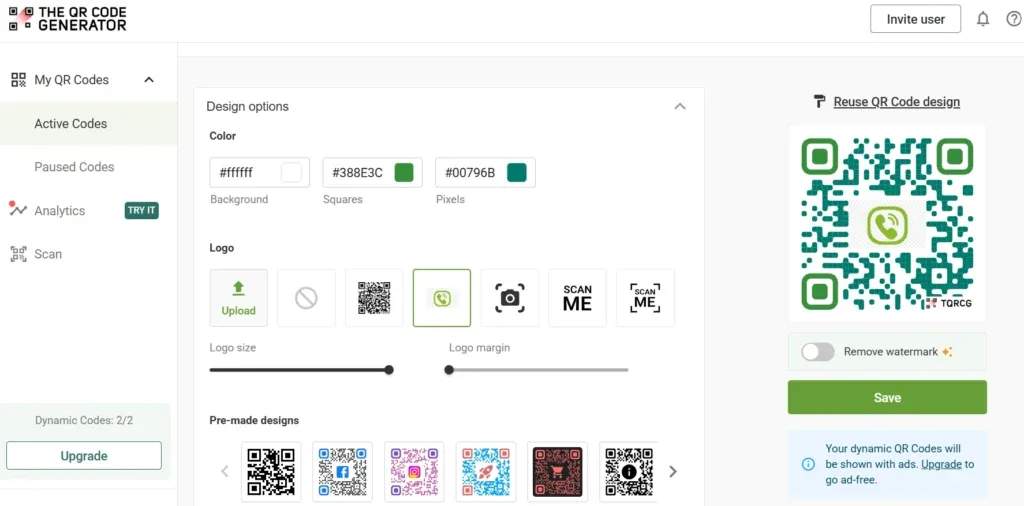 Design your QR Code