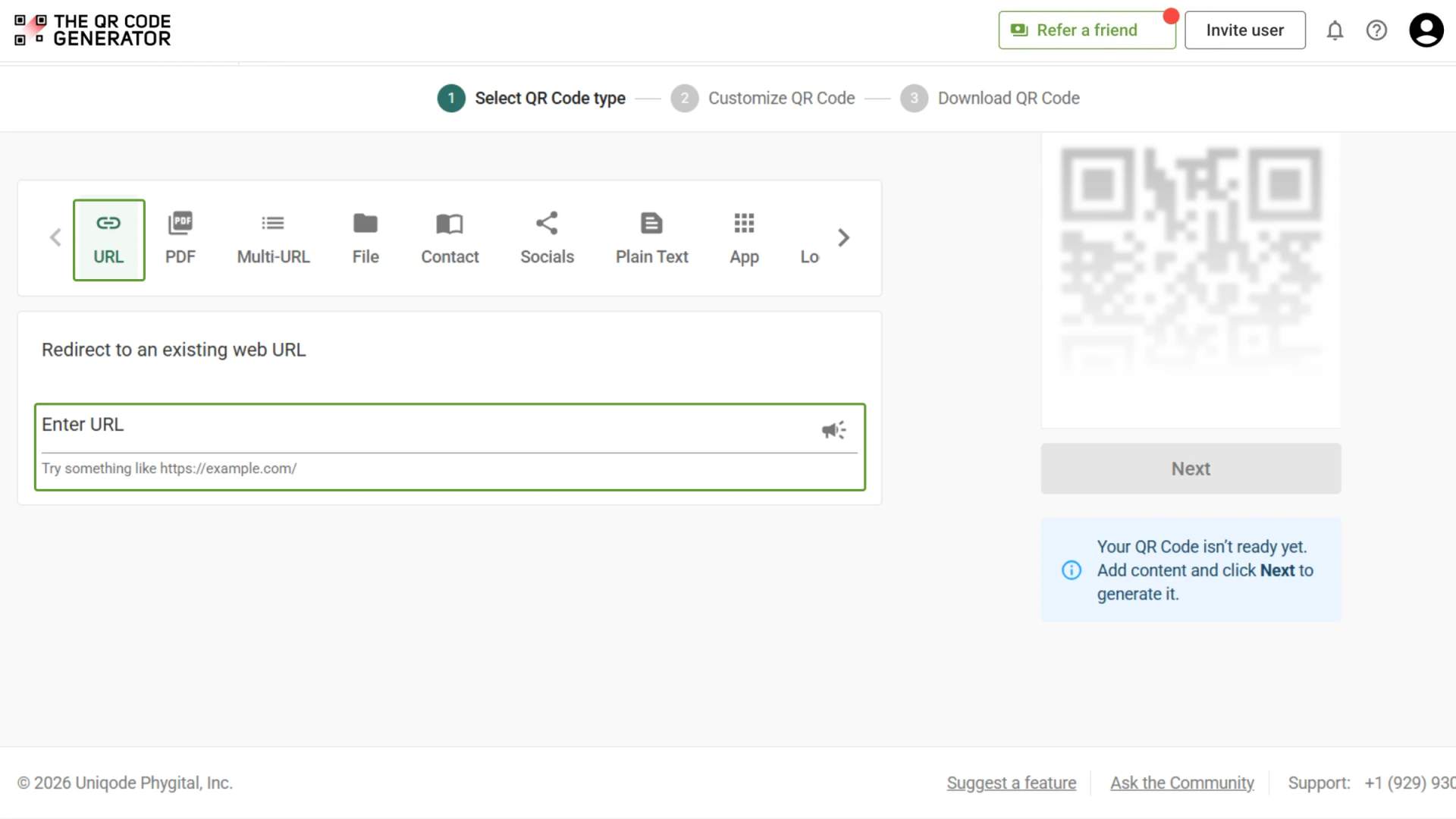 URL QR Code