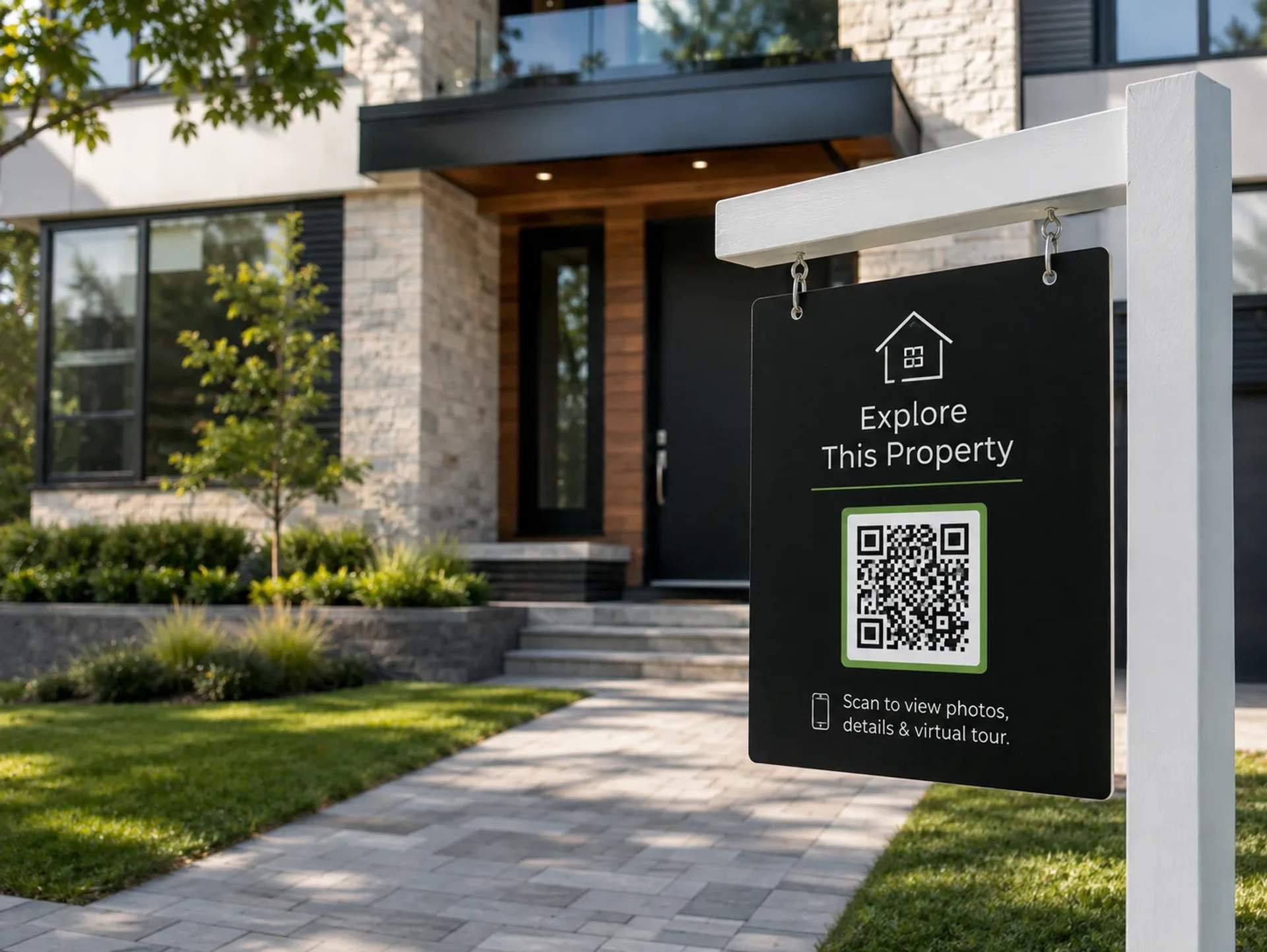 Real estate QR codes