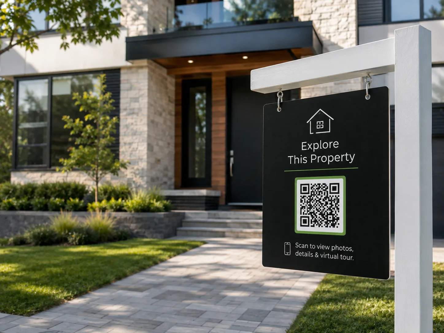 Real estate QR codes
