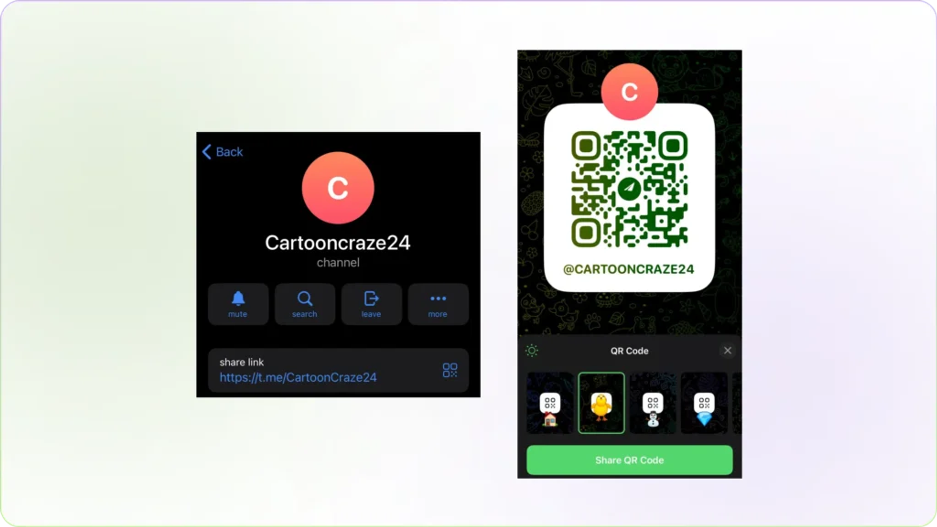 find shareable link for your telegram channel
