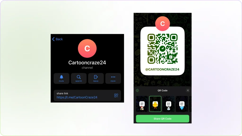 find shareable link for your telegram channel