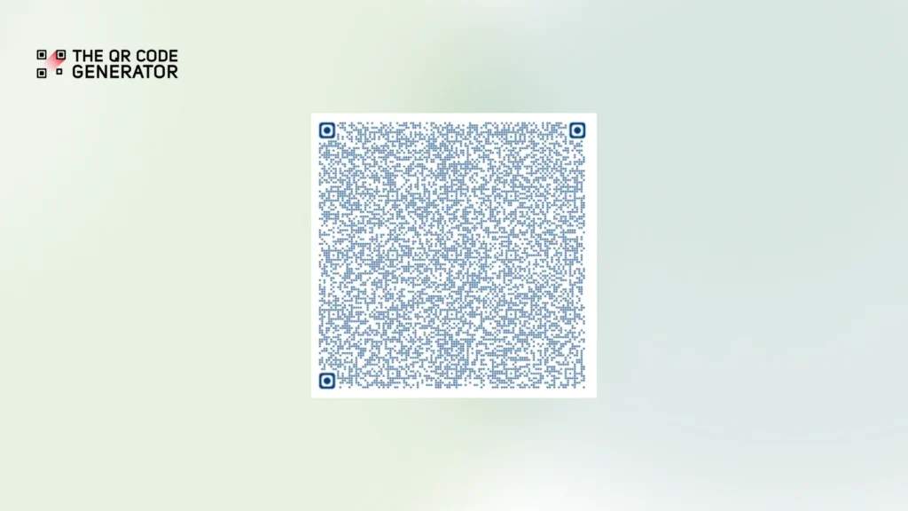 Overcrowding or excessive data density in QR code