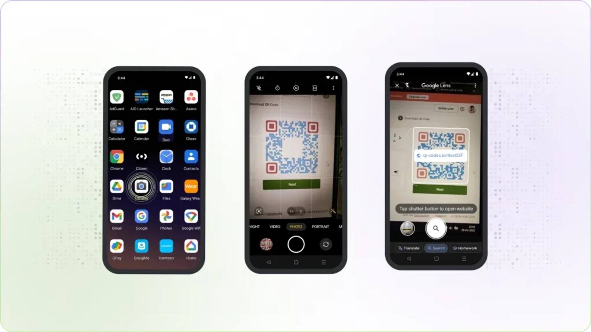 Scan a QR code on Android using native camera app