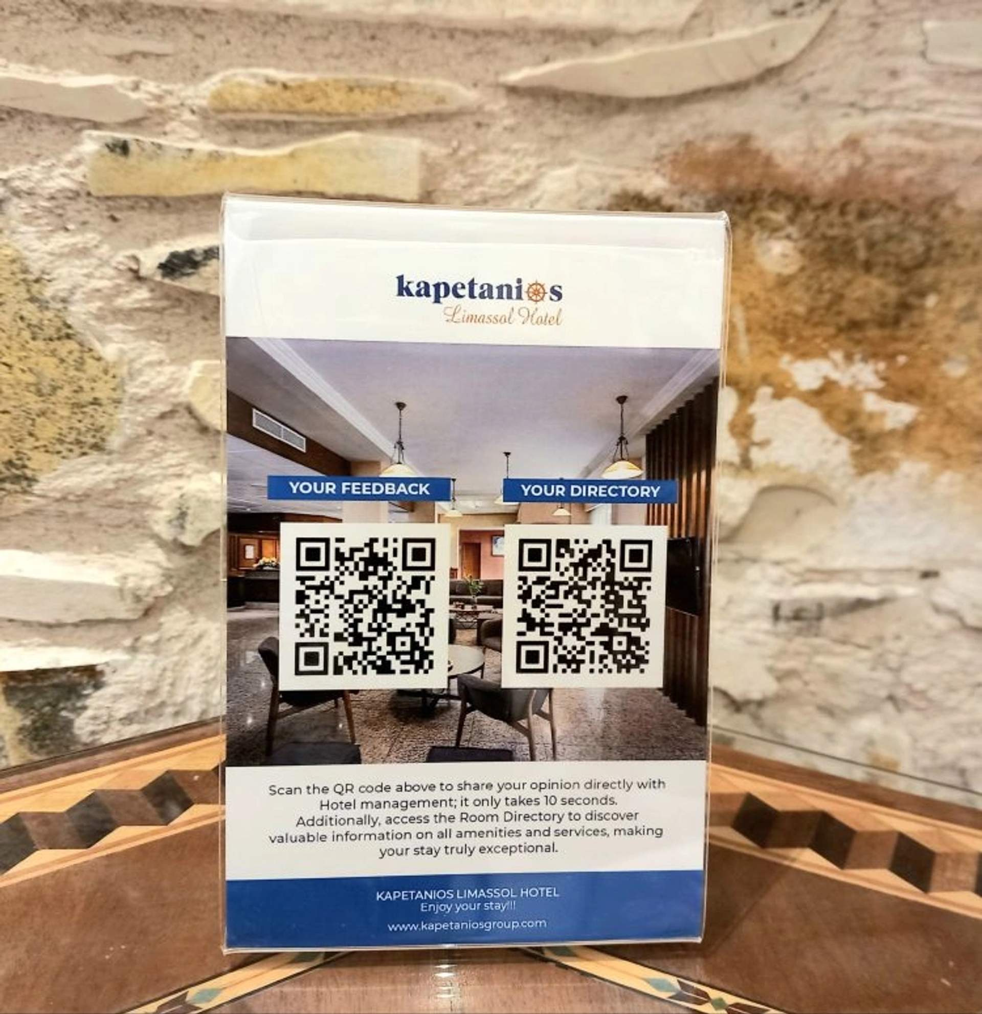 Offer an always available digital guest directory & information hub