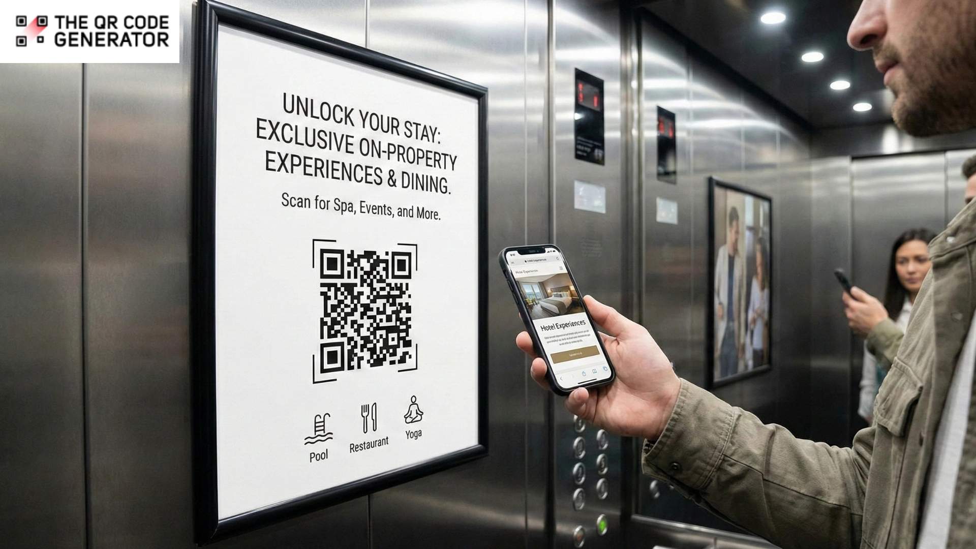 Como utilizar um QR Codes nos elevadores de hotéis para promover ofertas
