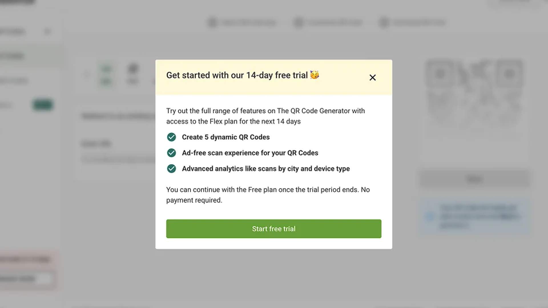 free pdf qr code generator - access all features