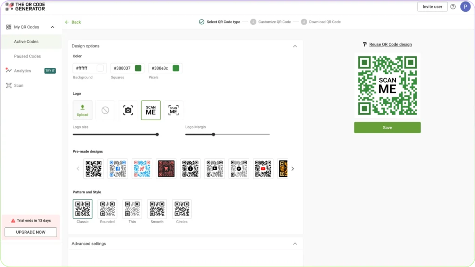 Customize your image QR Code