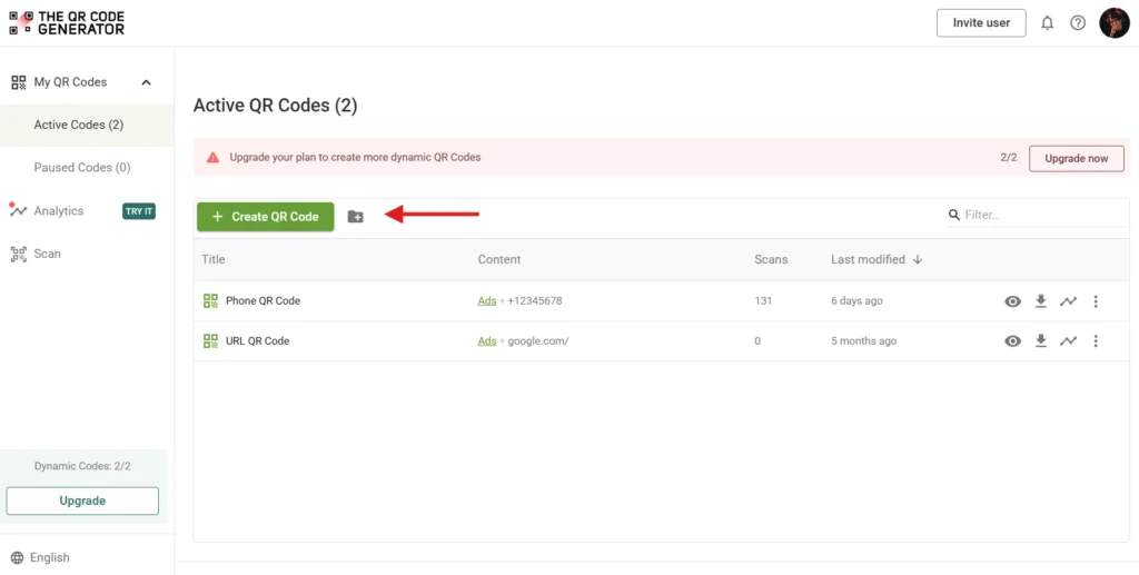 QR Code variants in TQRCG