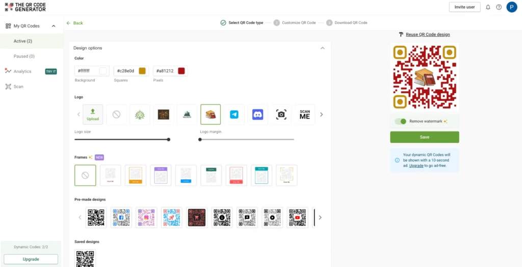 customize qr code