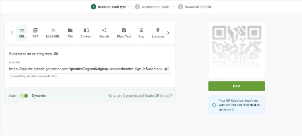 Create the QR Code