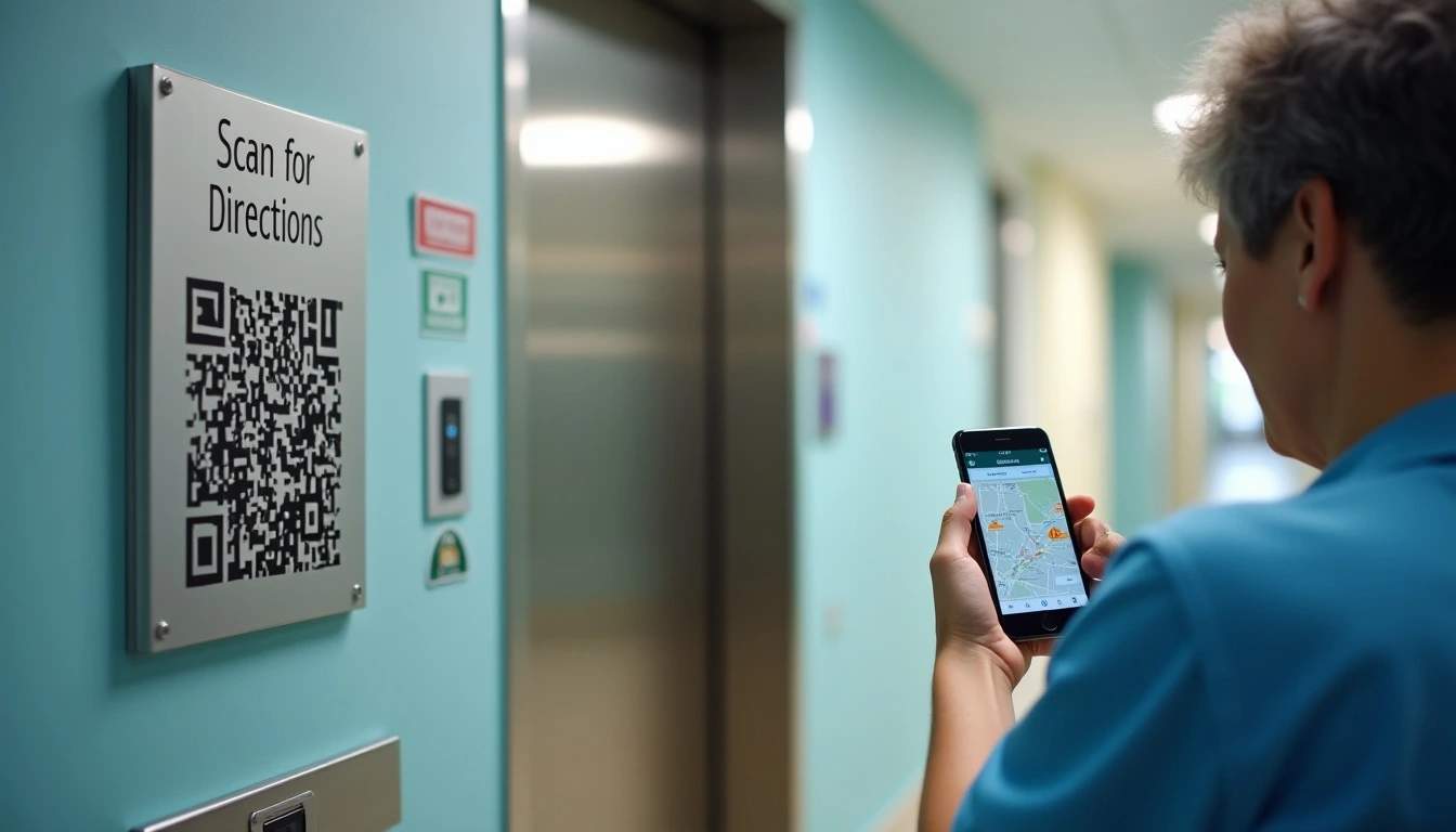 Posizione QR codes e presso gli ospedali