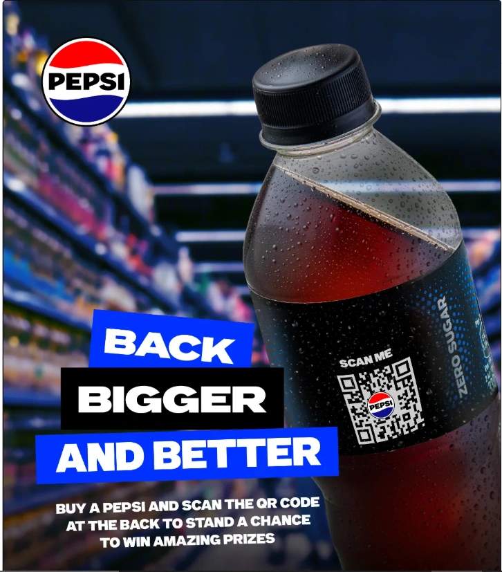 PepsiCo Bottle Lotto campaign