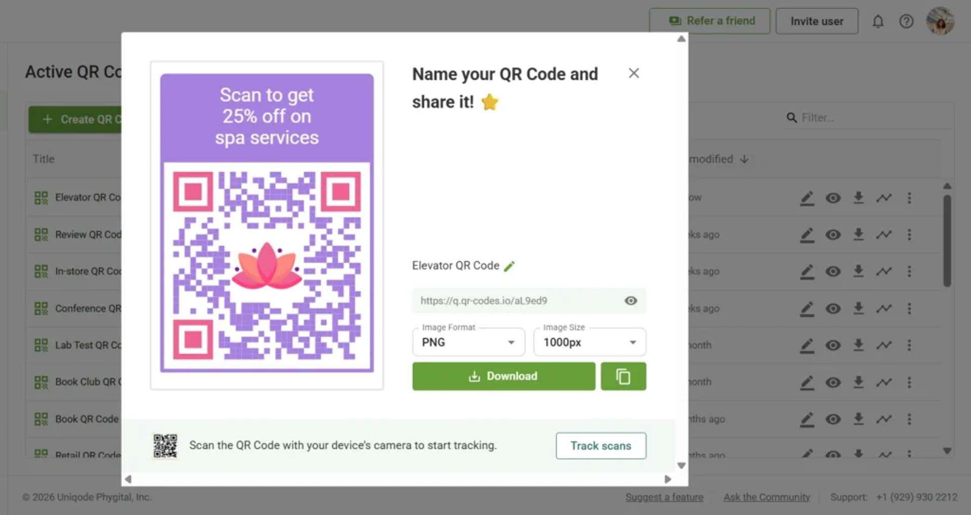 Download elevator QR Code