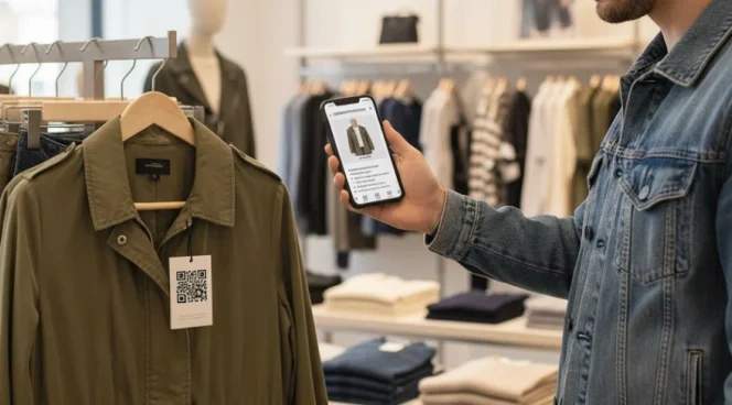 QR Code on clothing