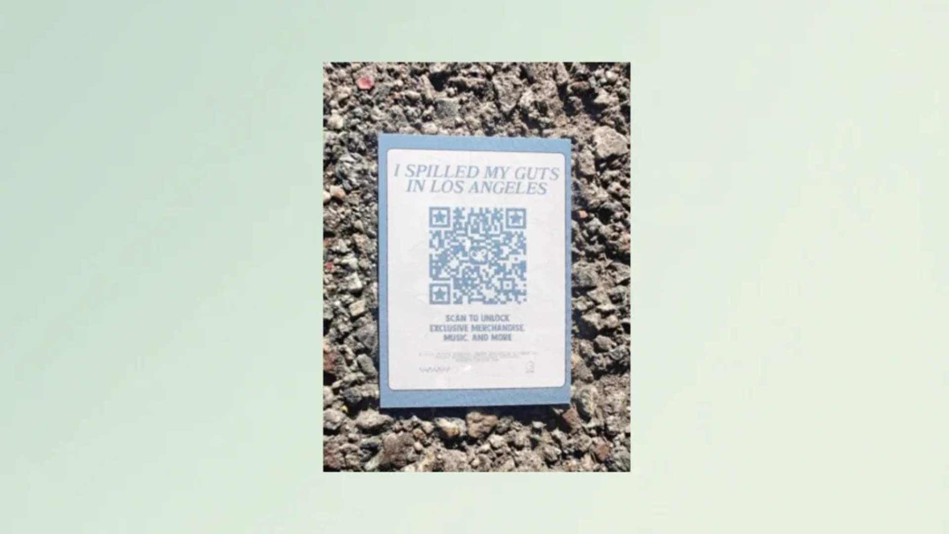 Olivia Rodrigo QR Code trading cards