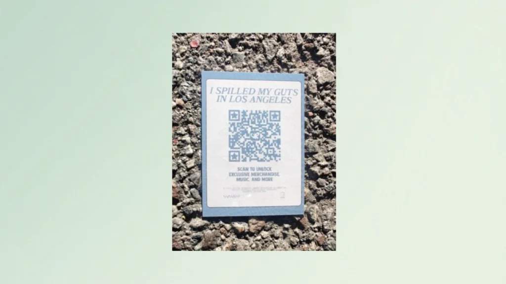 Olivia Rodrigo QR Code trading cards
