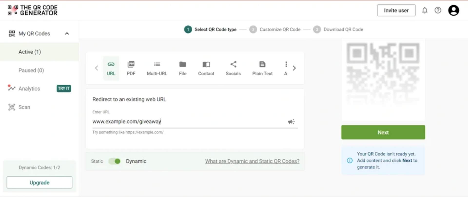 TQRCG dashboard