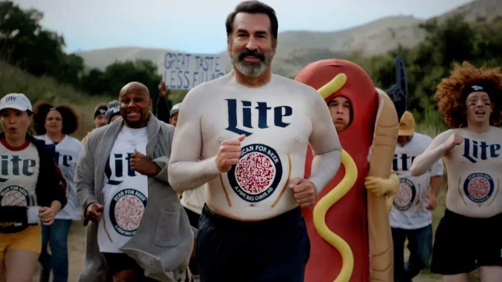 Miller Lite QR Code example