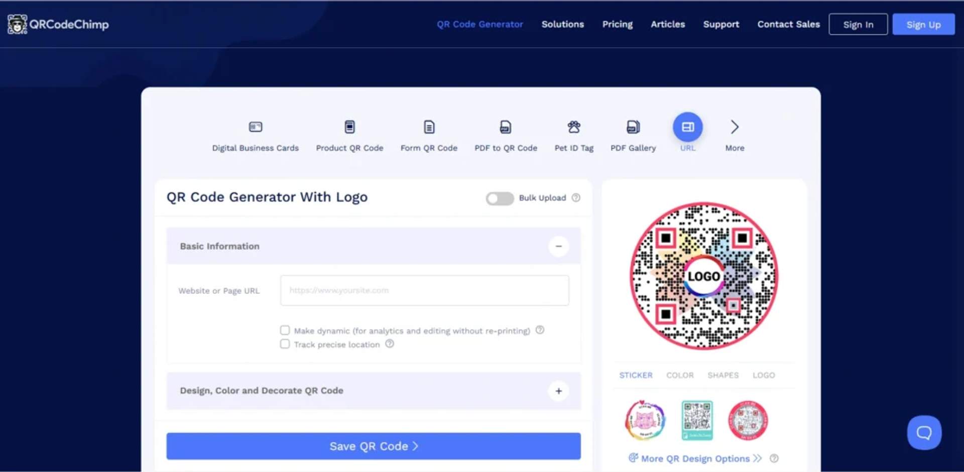 QRCode chimp