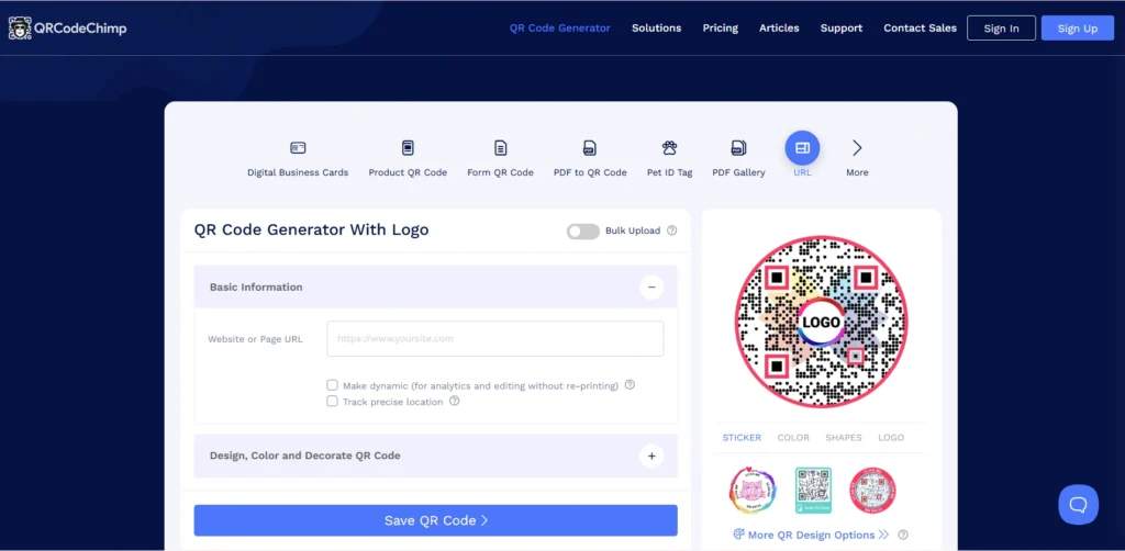 QRCode chimp
