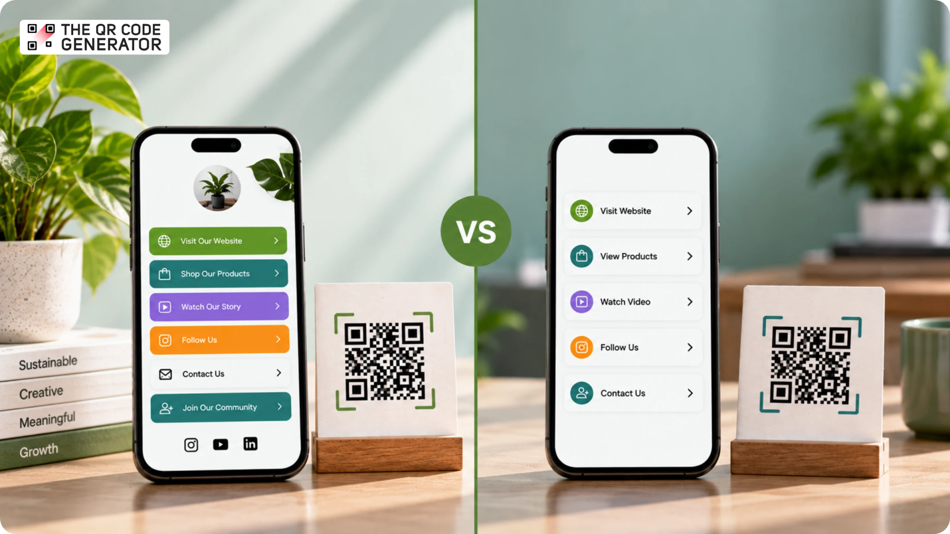 Linkpages vs multi-URL QR Codes