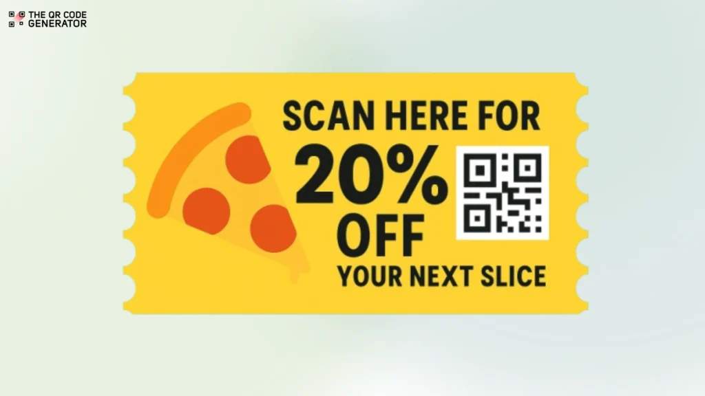 QR codes on digital coupons