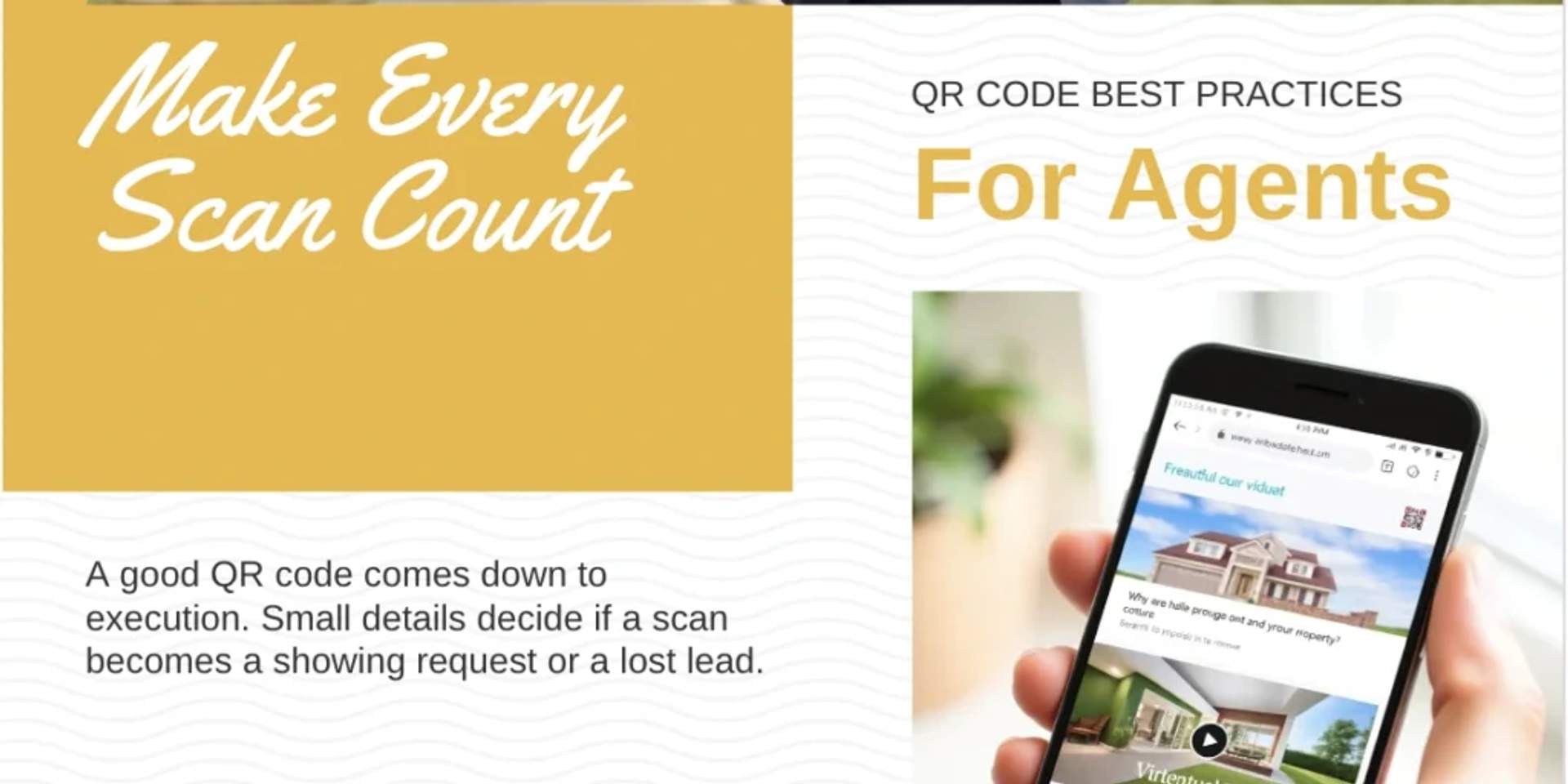 QR Code on listing presentations best practices