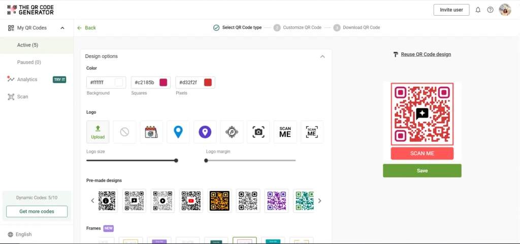 Customize QR Code