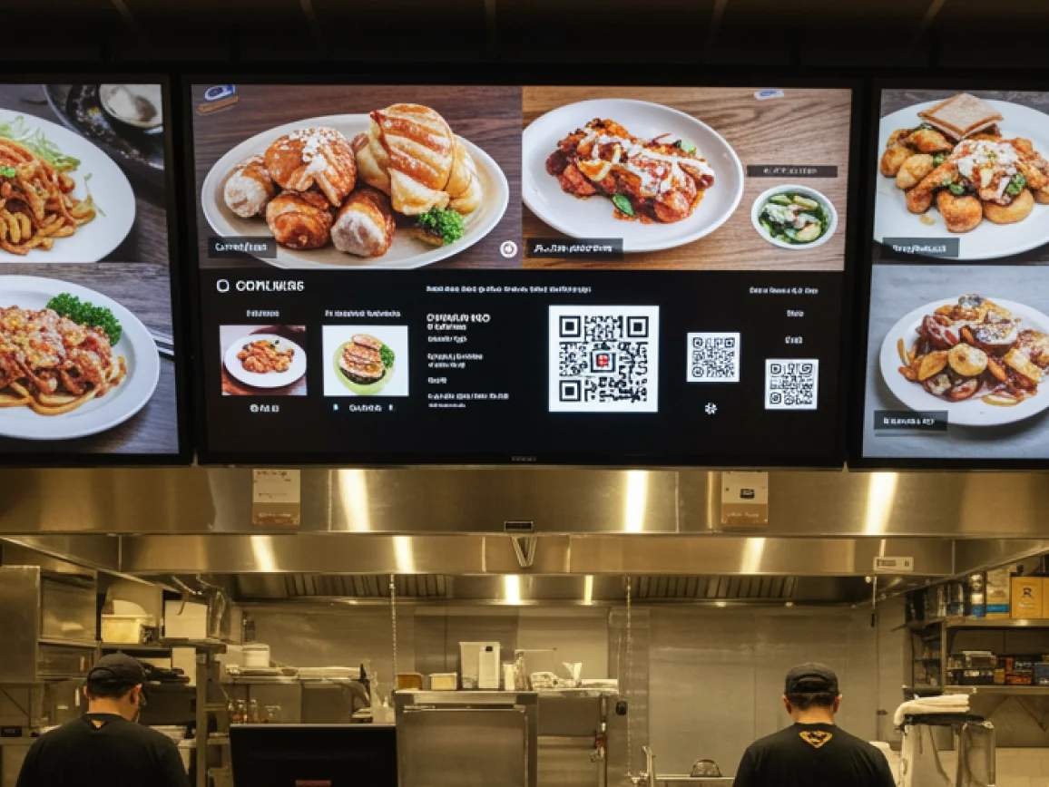 On digital menu boards
