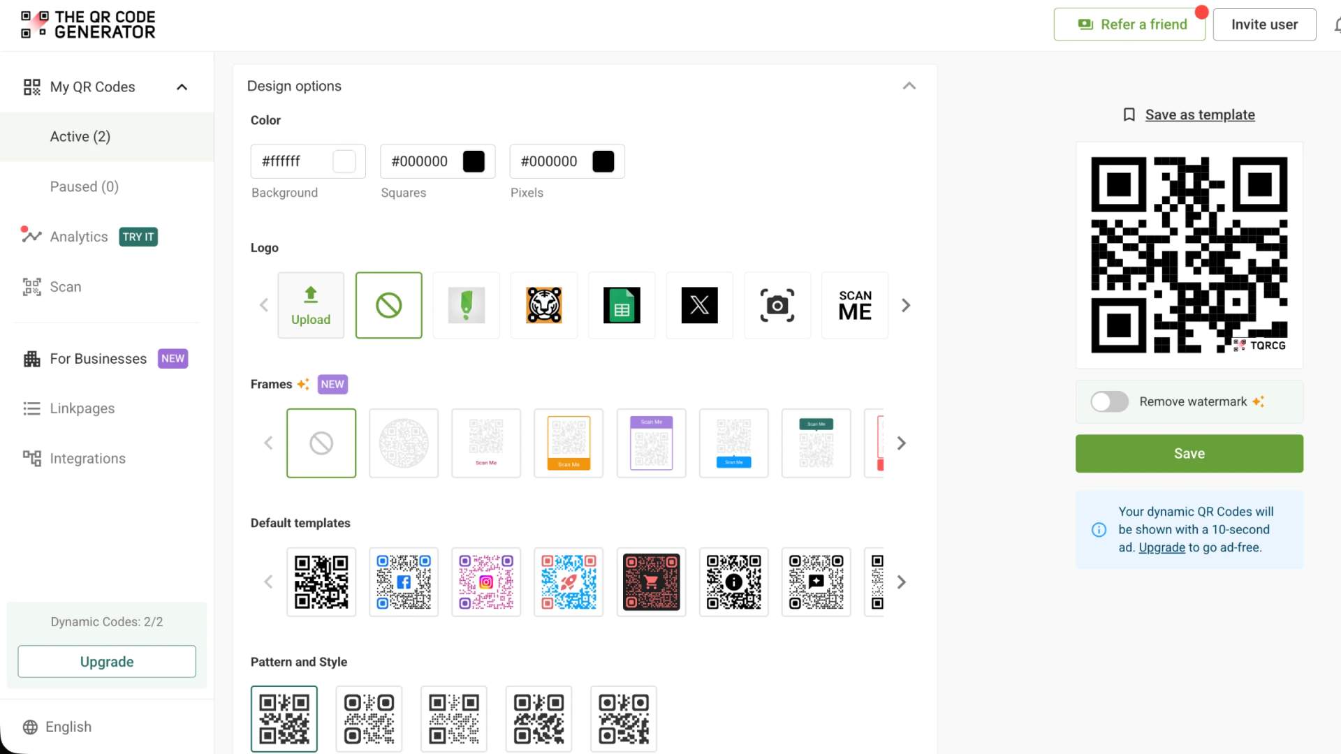 Customize QR Code