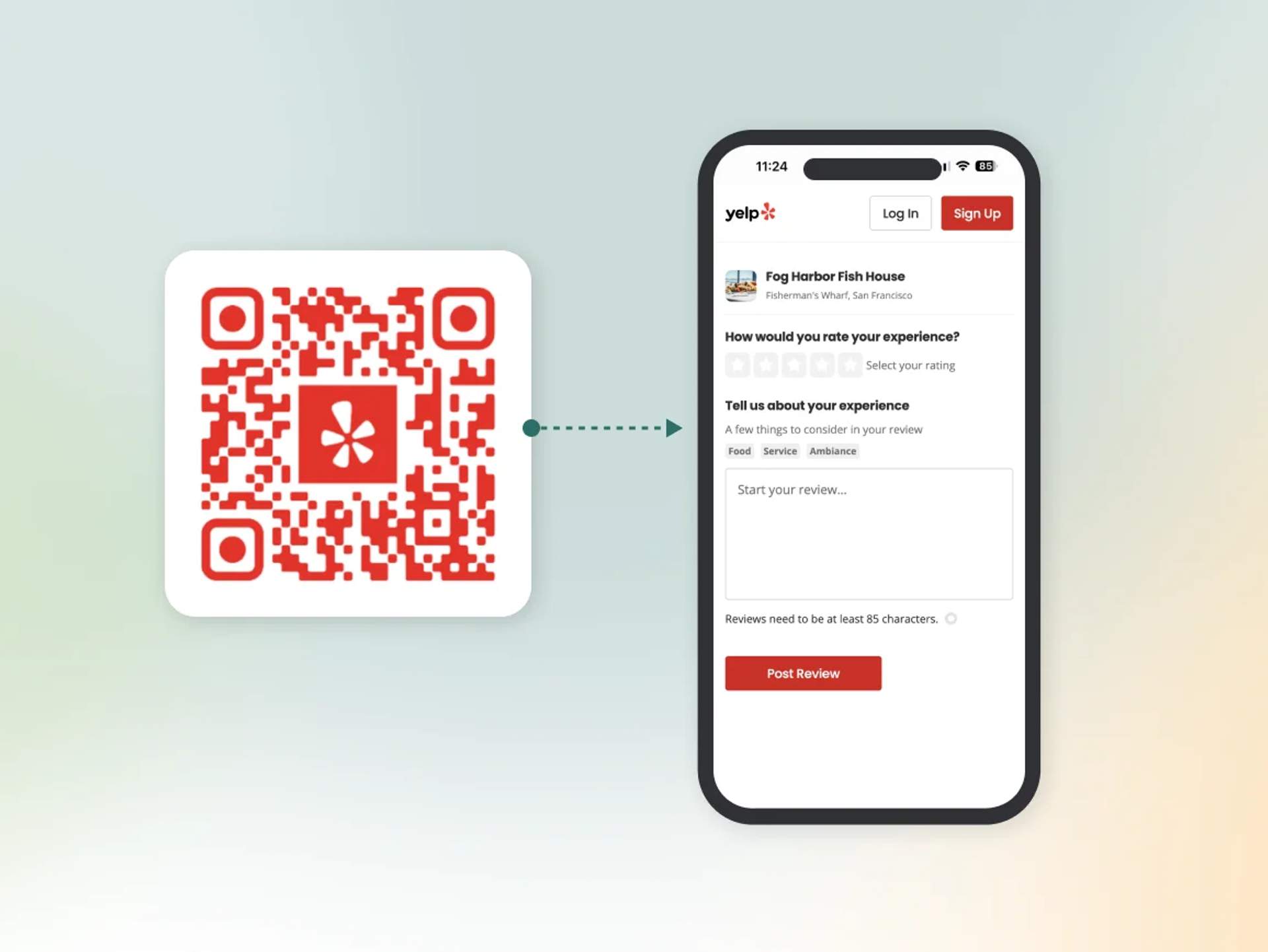 Yelp QR Code