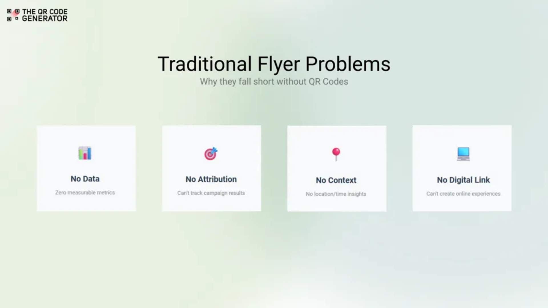 challenges with traditional flyers