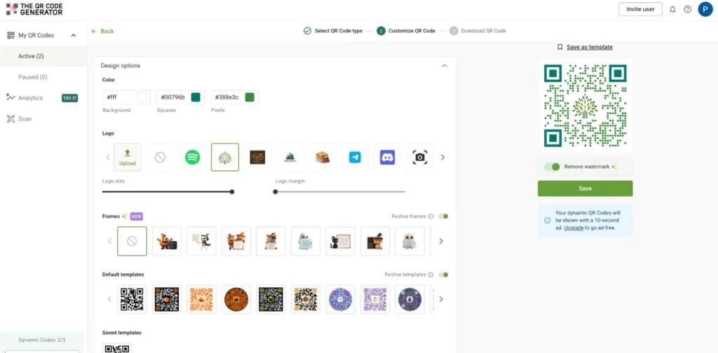 Design your QR Code