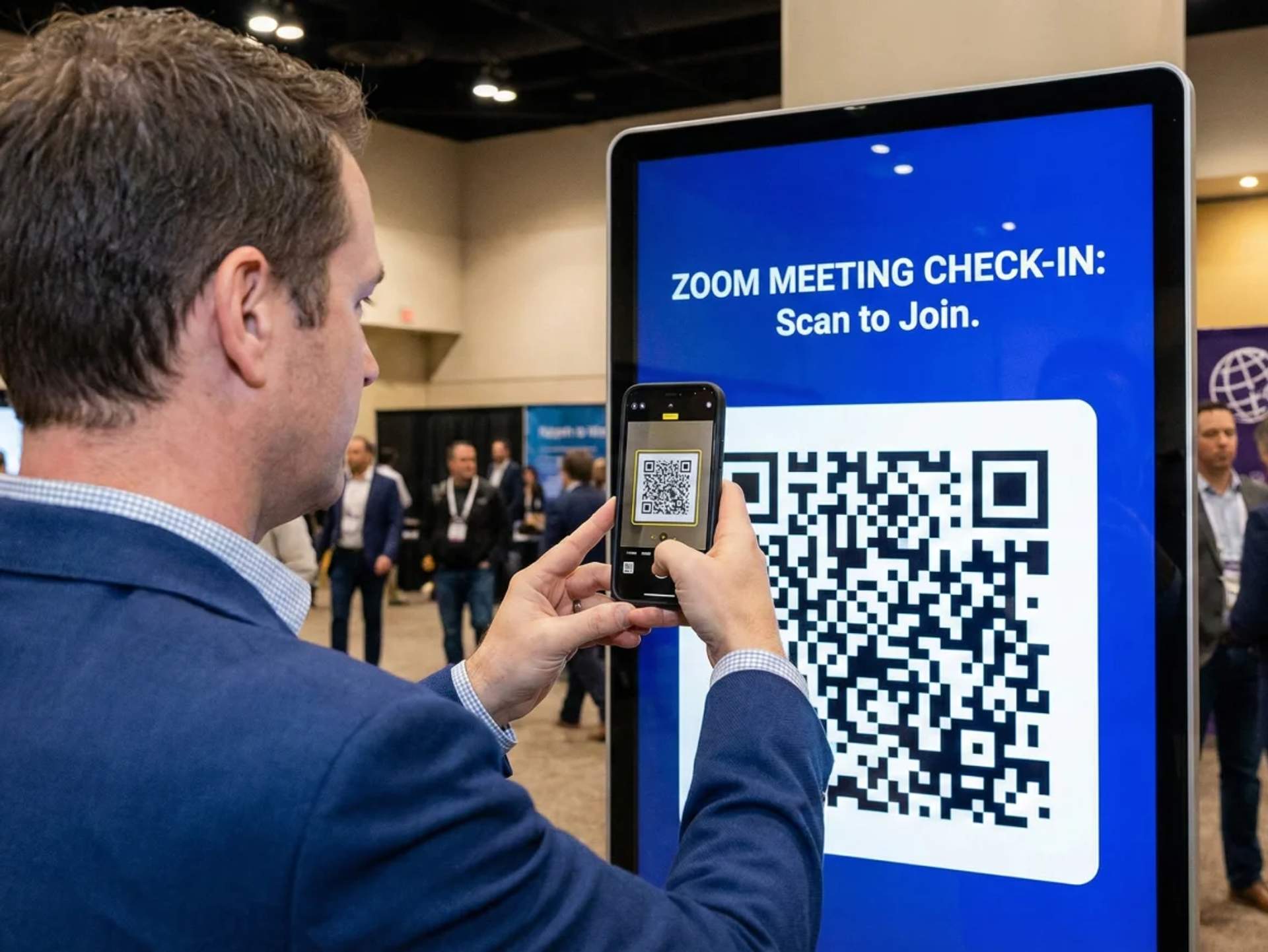 Как работает QR Code в Zoom