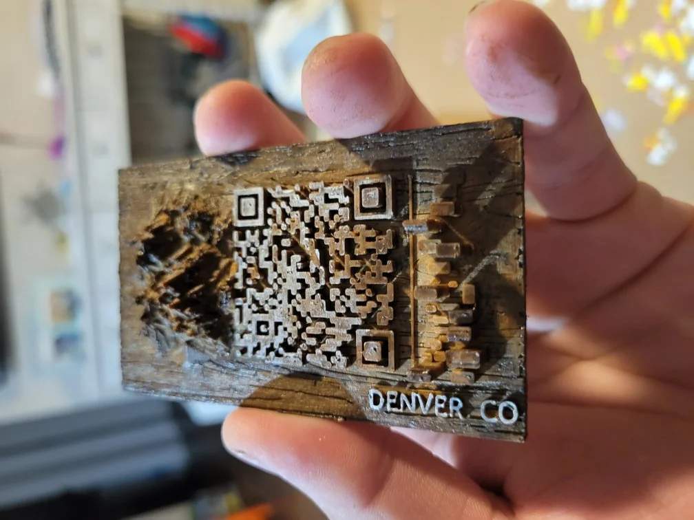 Networking with 3D-printed vCard QR Codes