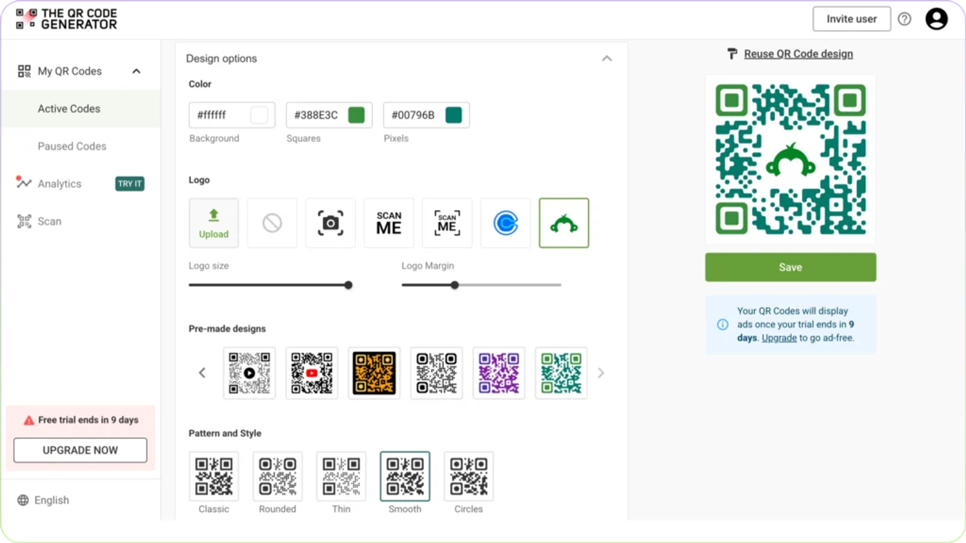 Customize SurveyMonkey QR Code