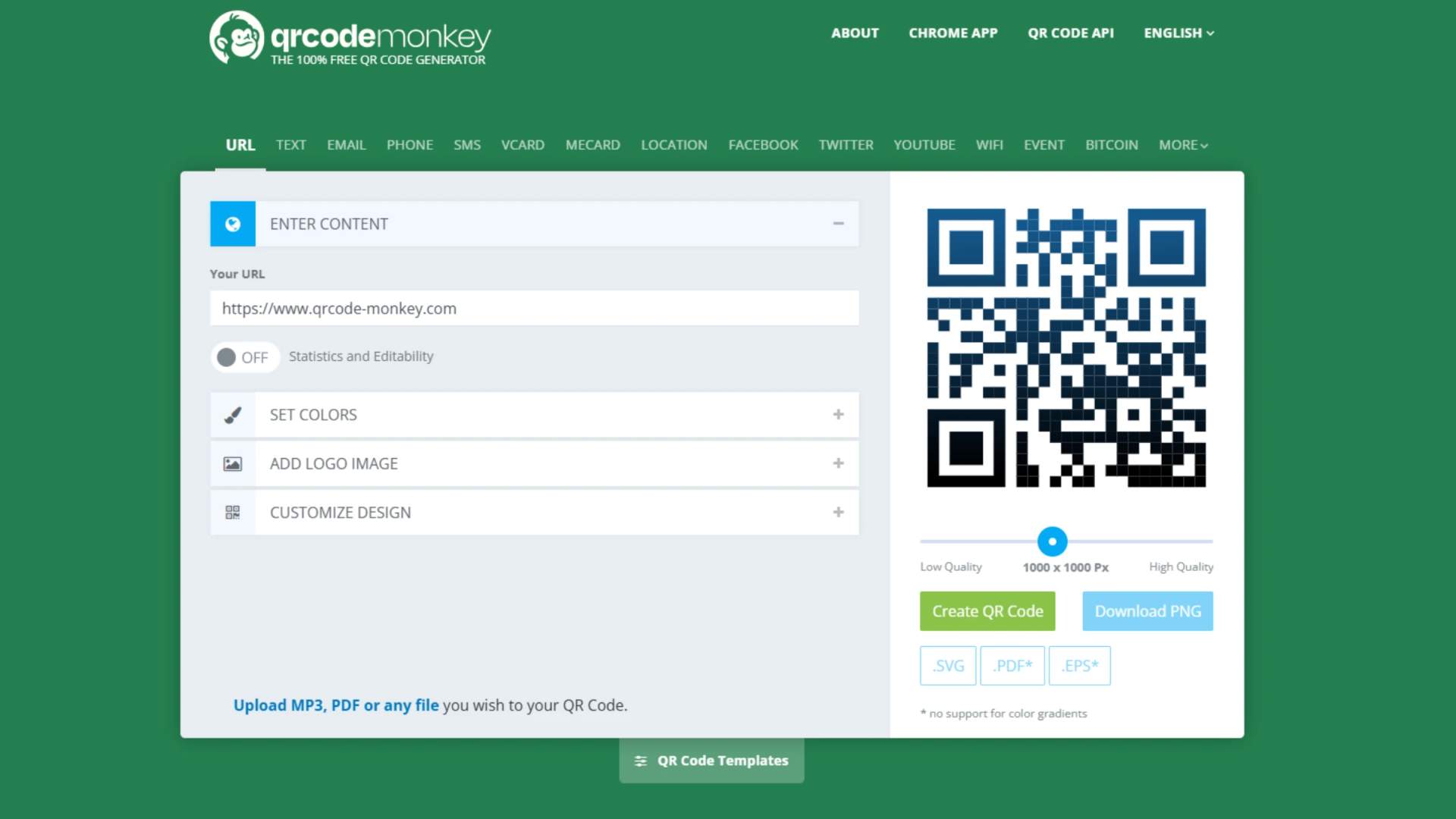 QRCode Monkey QR Code Generator
